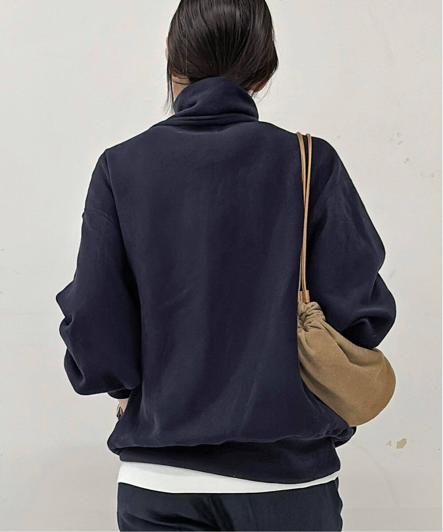 AMERICANA/アメリカーナ】 ハーフジップ スウェットプルオーバー  