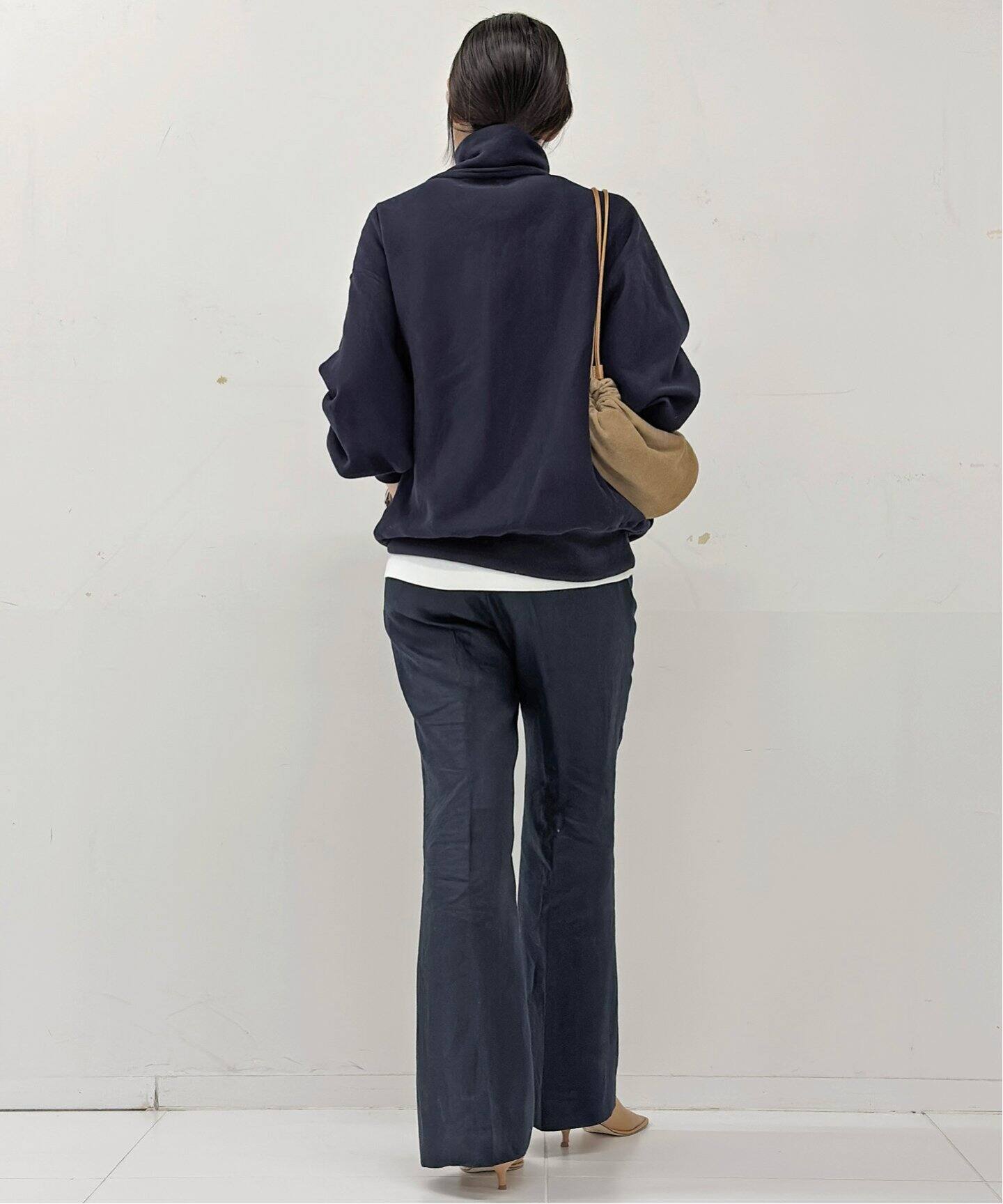 AMERICANA/アメリカーナ】 ハーフジップ スウェットプルオーバー  