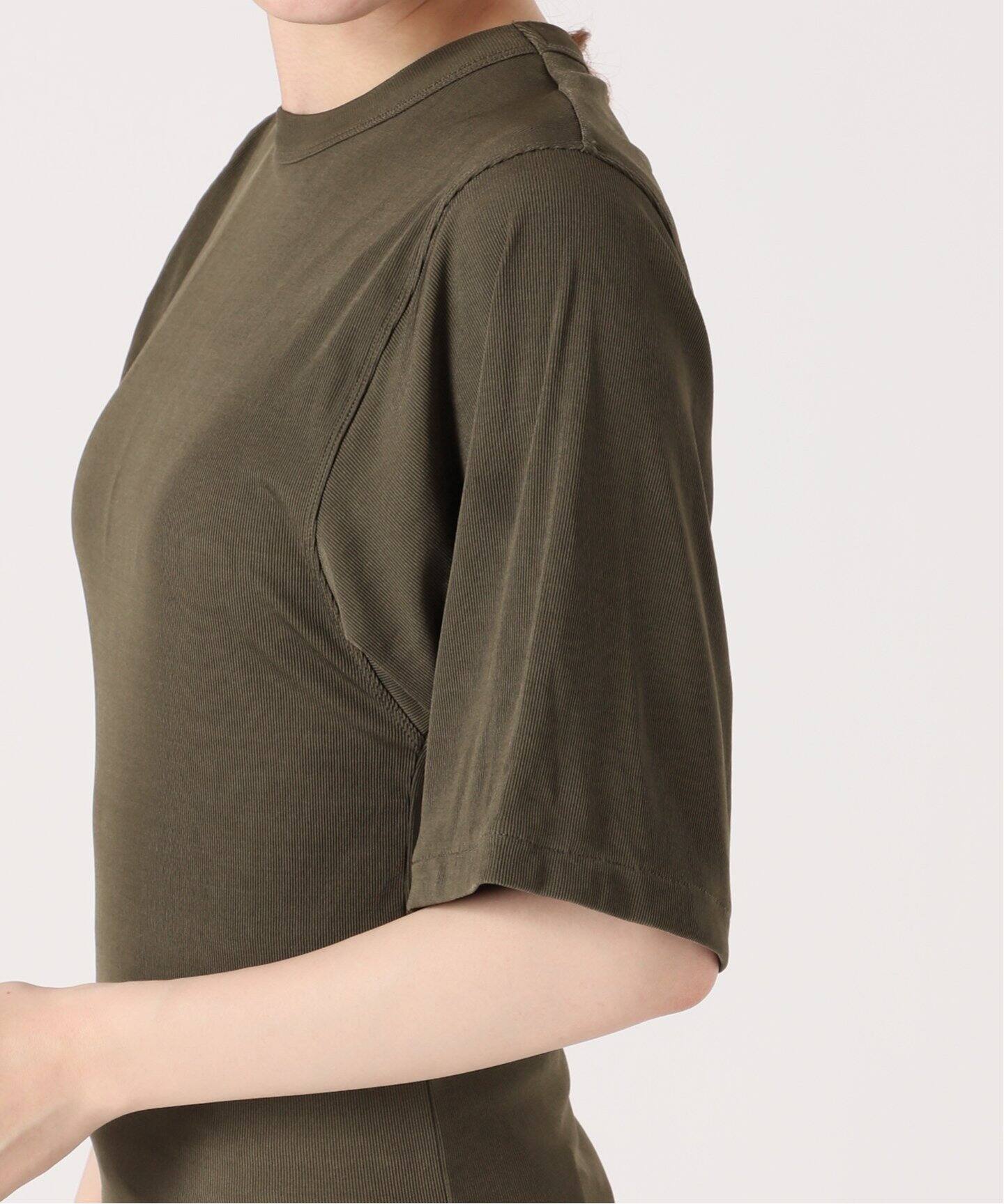 DÅWN No.4 CUP IN SHORT SLEEVES カーキ　トップス No.4 CUP IN SHORT SLEEVES – DÅWN