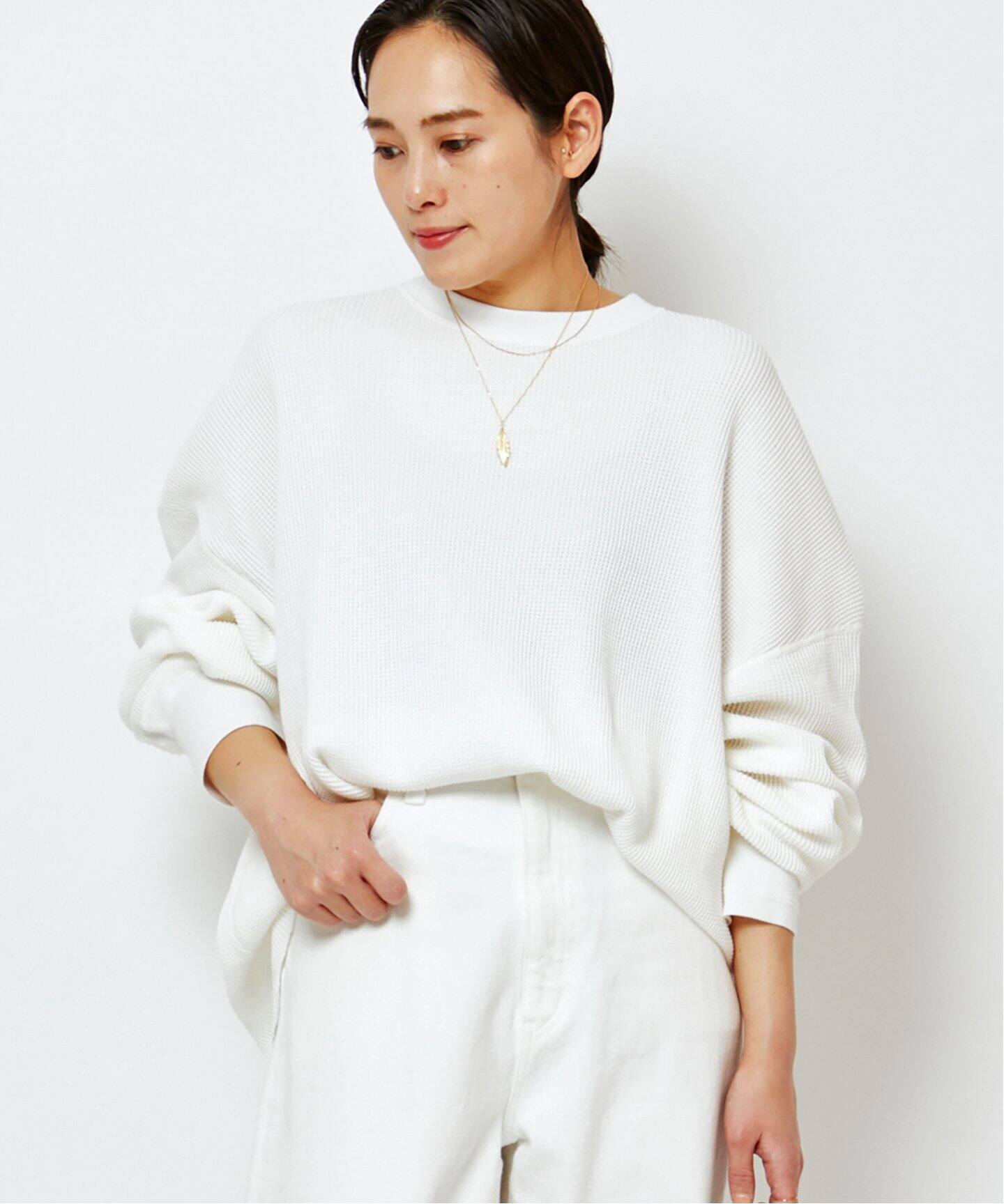 WEB限定追加》【AMERICANA】 別注サーマルプルオーバー（Tシャツ  