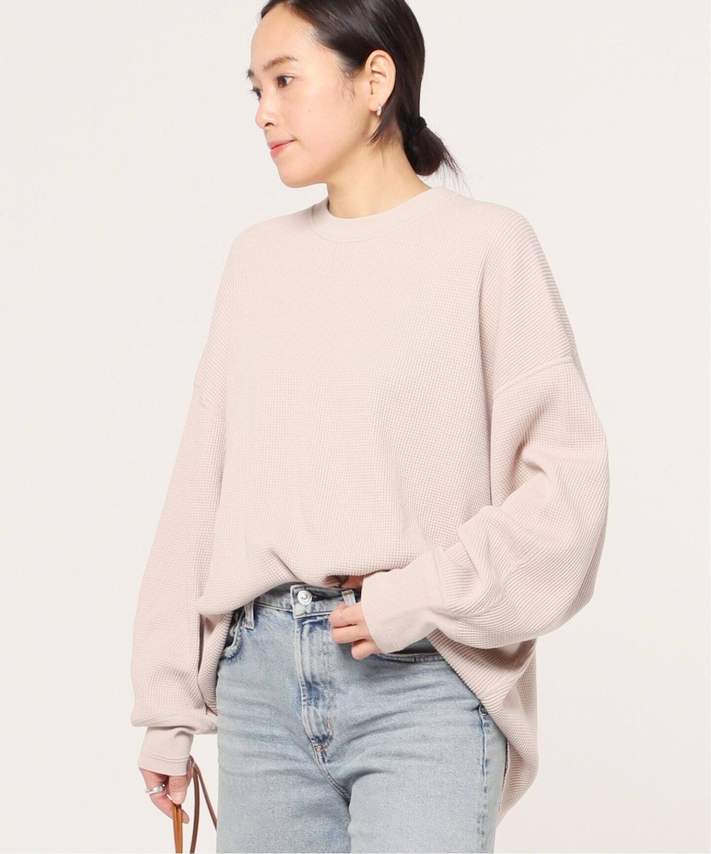 WEB限定追加》【AMERICANA】 別注サーマルプルオーバー（Tシャツ  