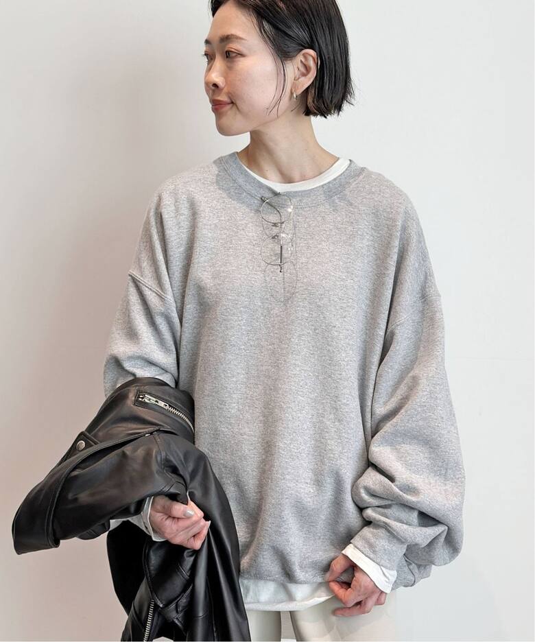追加》【PRE_/プレ】ビッグスリーブスウェット（スウェット）｜AP  