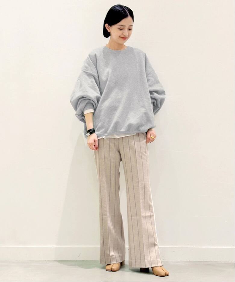 追加》【PRE_/プレ】ビッグスリーブスウェット（スウェット）｜AP  