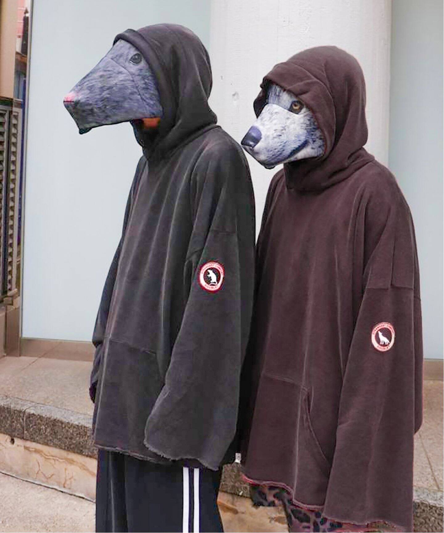 doublet / ダブレット】ANIMAL TRIM OVERSIZED HOODIE（パーカー  