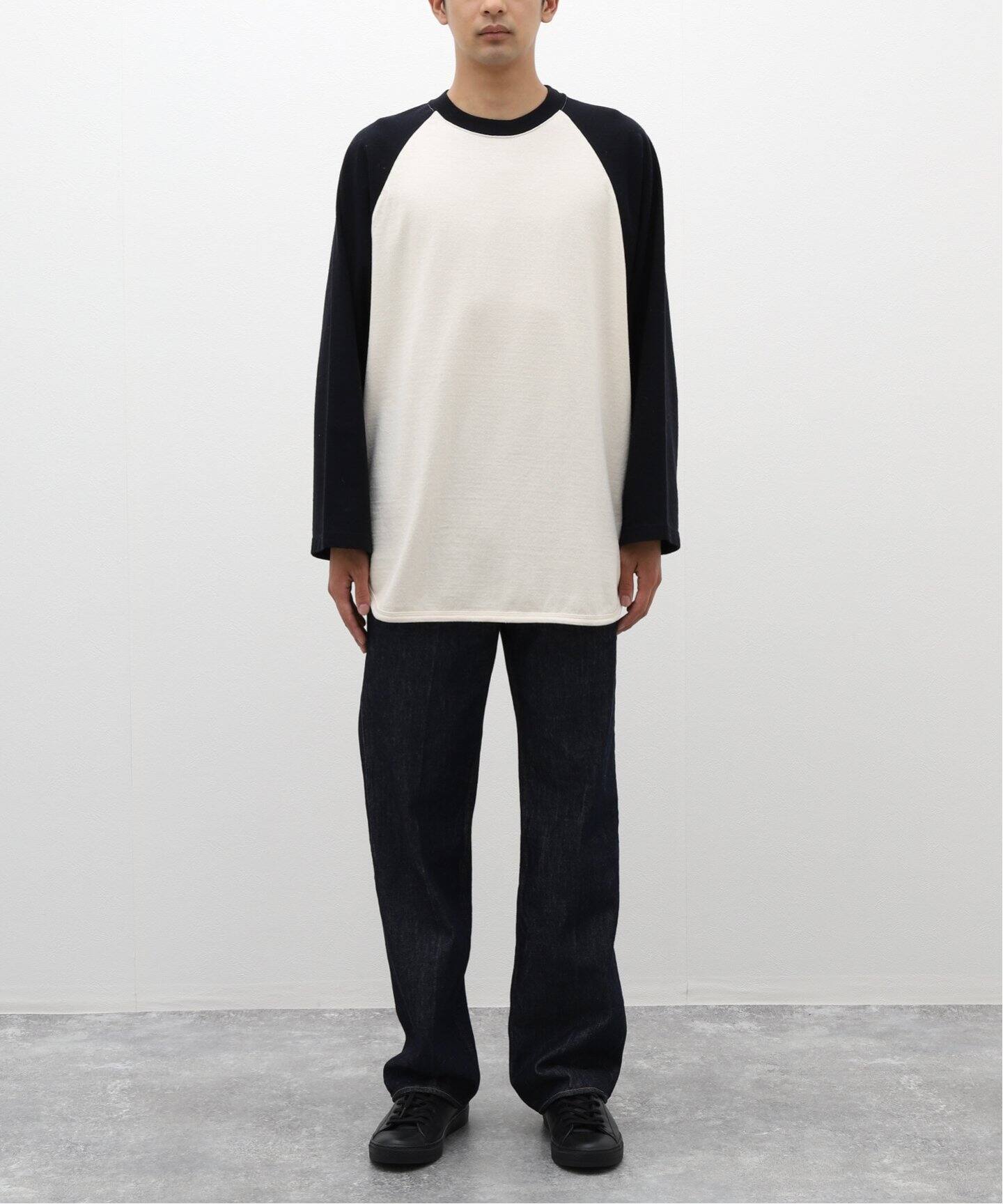blurhms / ブラームス】CO/SILK NEP BASEBALL RAGLAN TEE（Tシャツ 