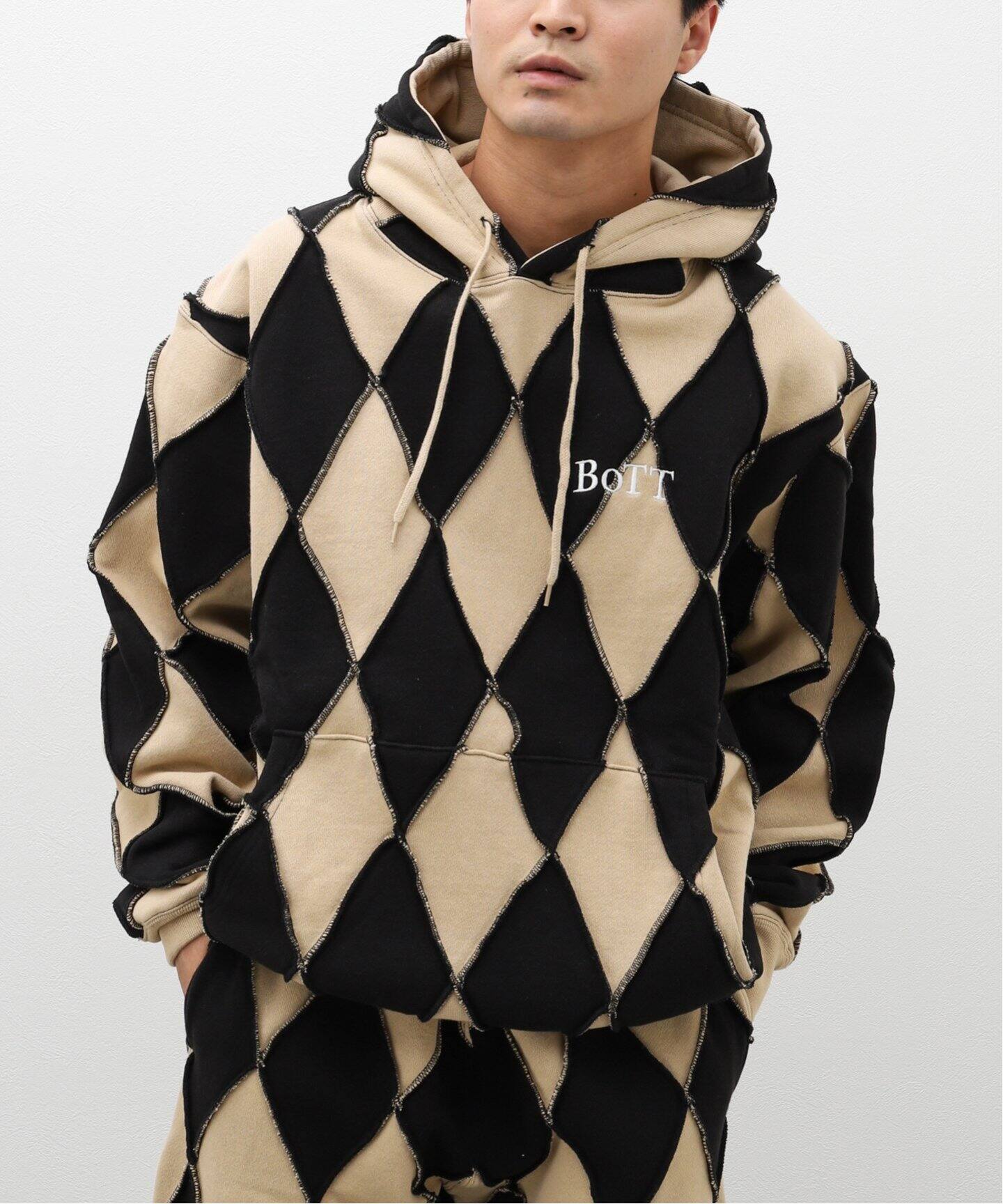 BoTT / ボット】Patchwork Hoodie（パーカー）｜WISM（ウィズム）の  