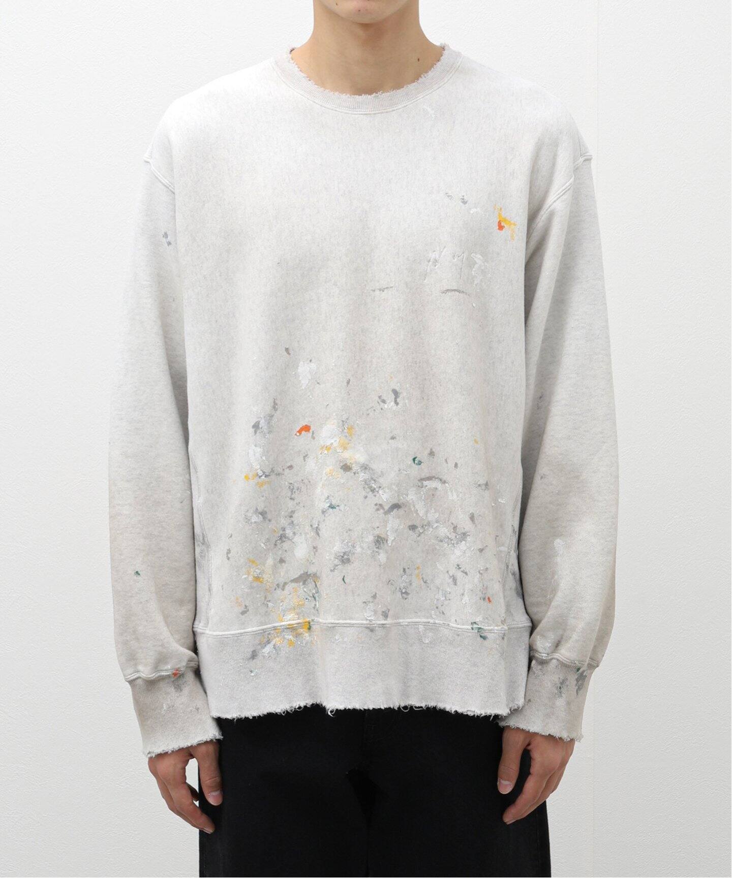 ANCELLM / アンセルム】HAND PAINTING SWEAT SHIRT（スウェット 