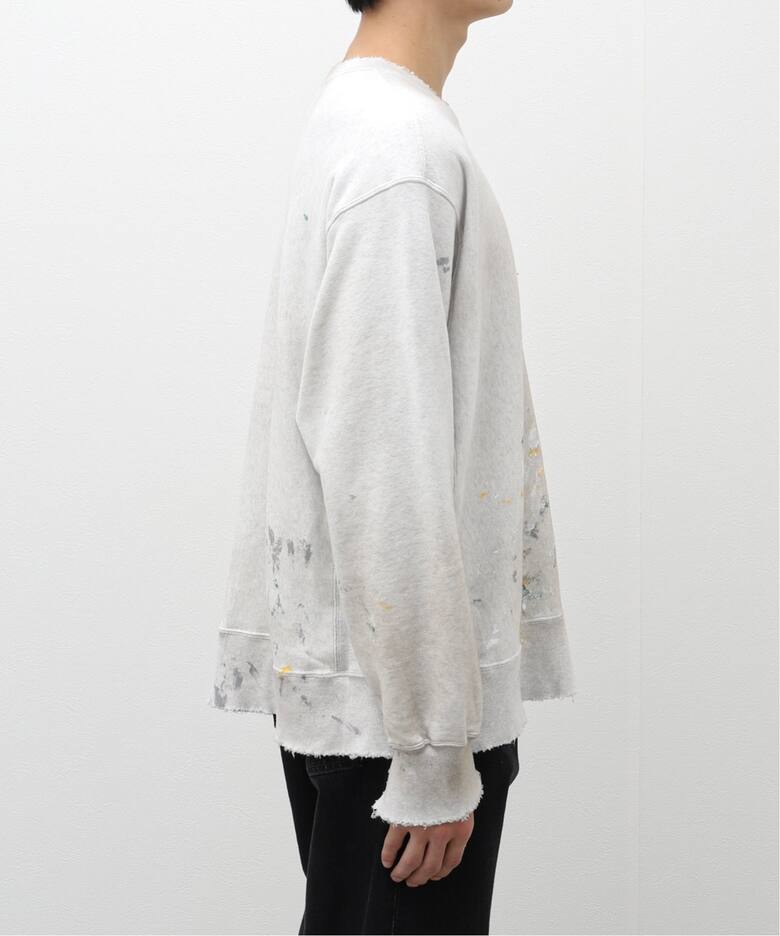 ANCELLM / アンセルム】HAND PAINTING SWEAT SHIRT（スウェット 