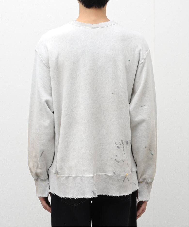 ANCELLM / アンセルム】HAND PAINTING SWEAT SHIRT（スウェット 