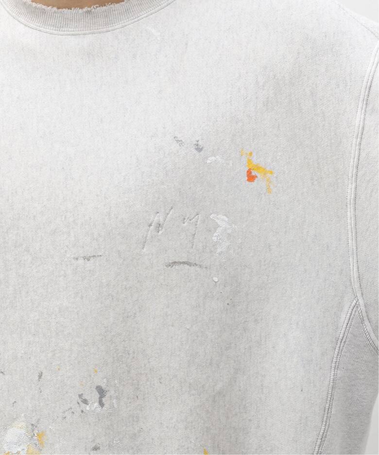 ANCELLM / アンセルム】HAND PAINTING SWEAT SHIRT（スウェット 