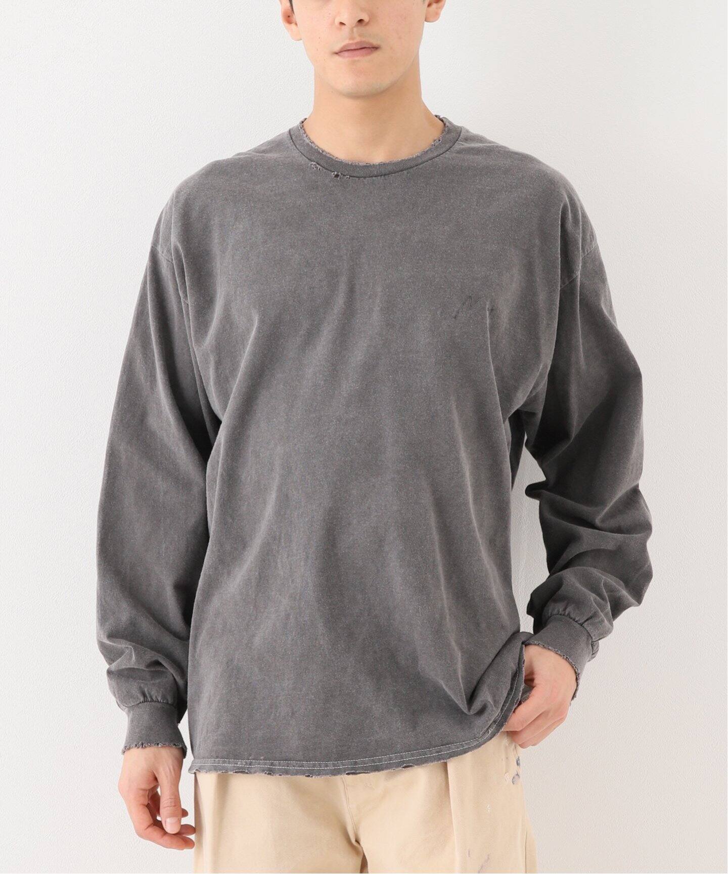 ANCELLM / アンセルム】AGING LS T-SHIRT（Tシャツ／カットソー 