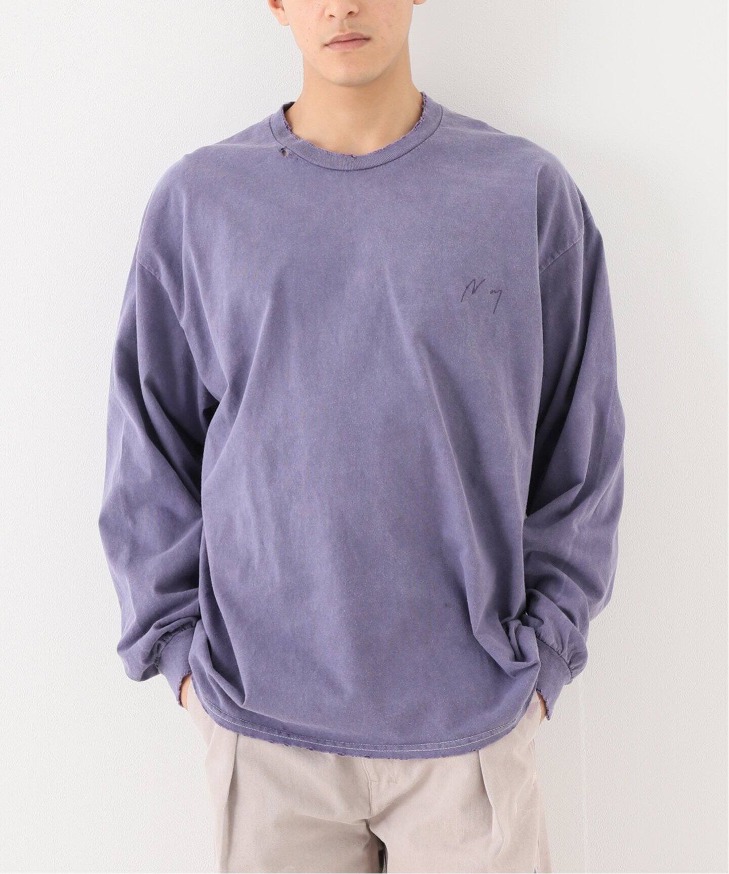 ANCELLM / アンセルム】AGING LS T-SHIRT（Tシャツ／カットソー 