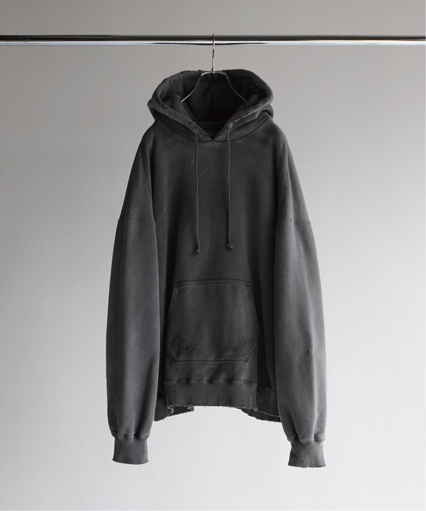 ANCELLM / アンセルム】DYED DAMAGE HOODIE（パーカー）｜WISM 