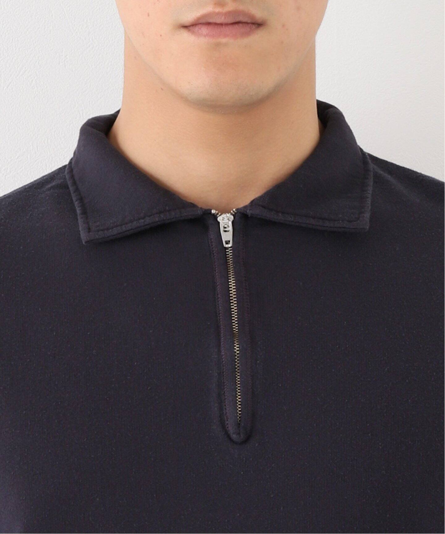 comoli / コモリ】コットンシルクジャージ ハーフジップPO（スウェット  