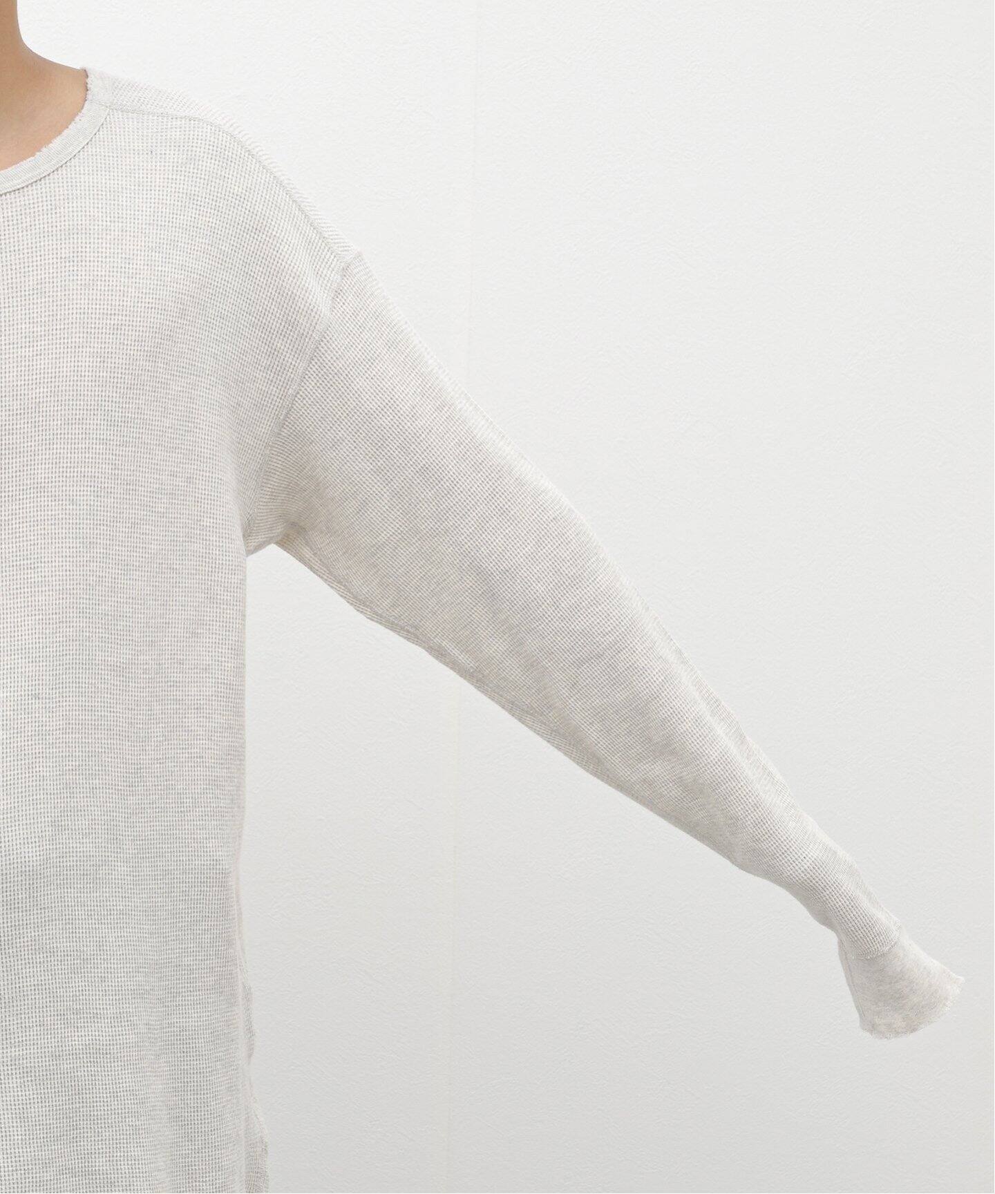 DAMAGE WOOL CREW LS T-SHIRT | ref. / Web Store
