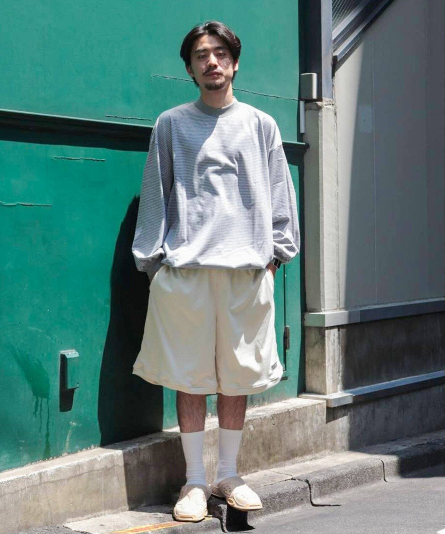 is-ness / イズネス】BALLOON LONG T SHIRT（Tシャツ／カットソー 