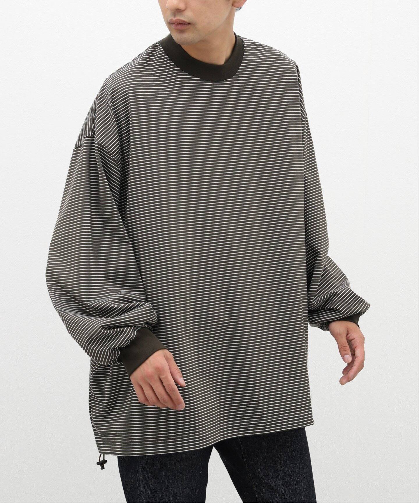 is-ness / イズネス】BALLOON LONG T SHIRT（Tシャツ／カットソー 