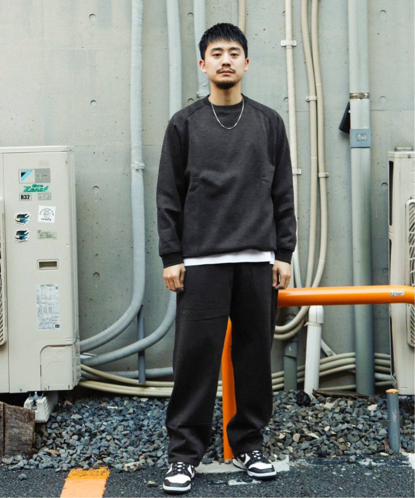 comoli / コモリ】W/C/Si ナガソデクルー（スウェット）｜WISM  