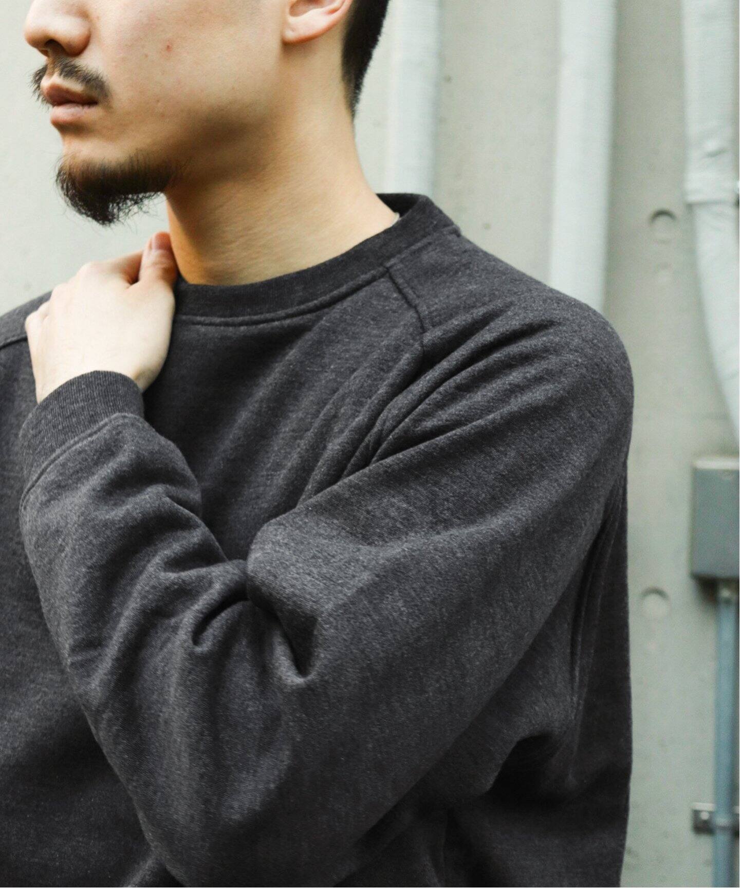 comoli / コモリ】W/C/Si ナガソデクルー（スウェット）｜WISM  