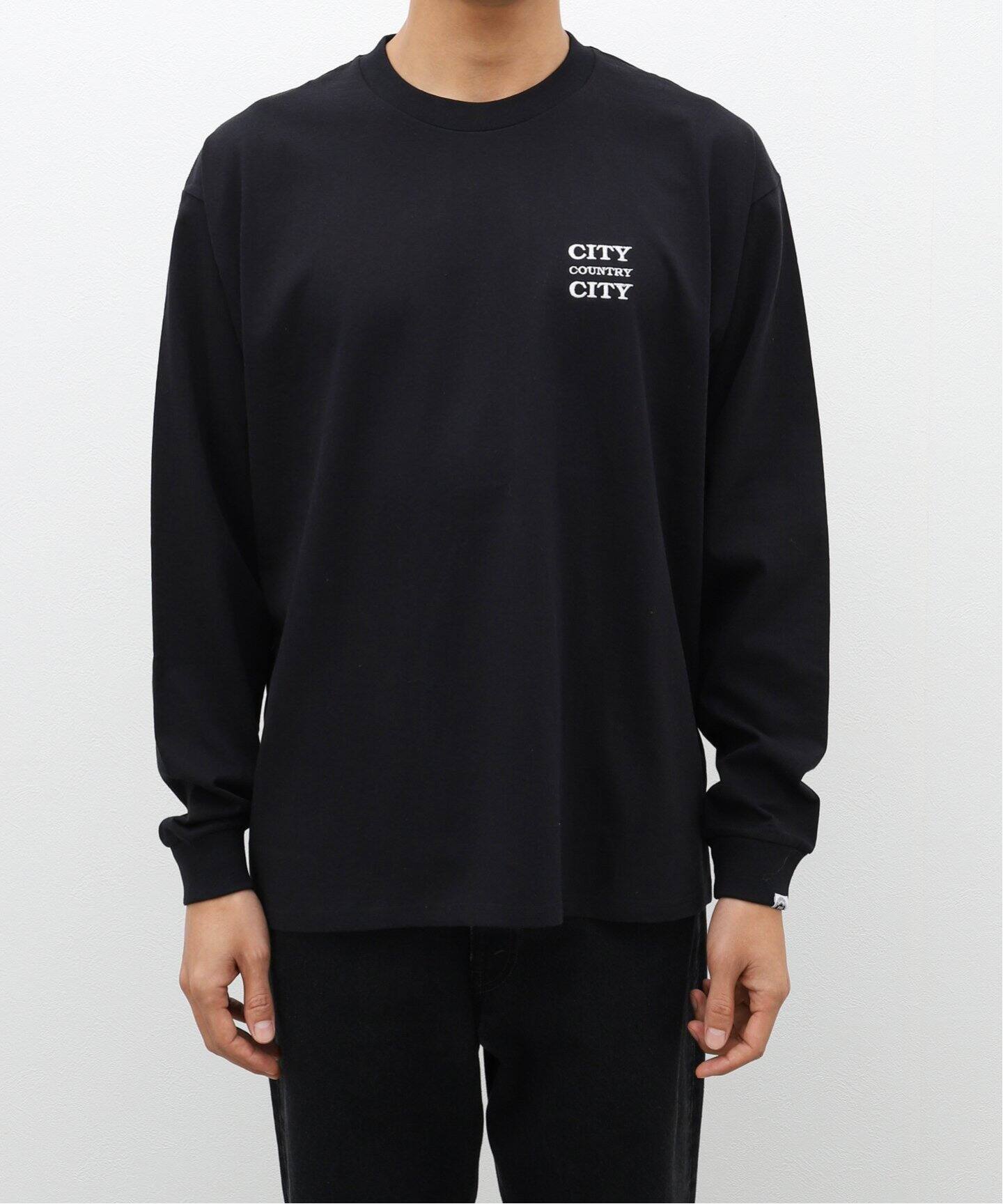 CITY COUNTRY CITY】EMB LOGO COTTON L/S T-SHIRT CCC（Tシャツ 