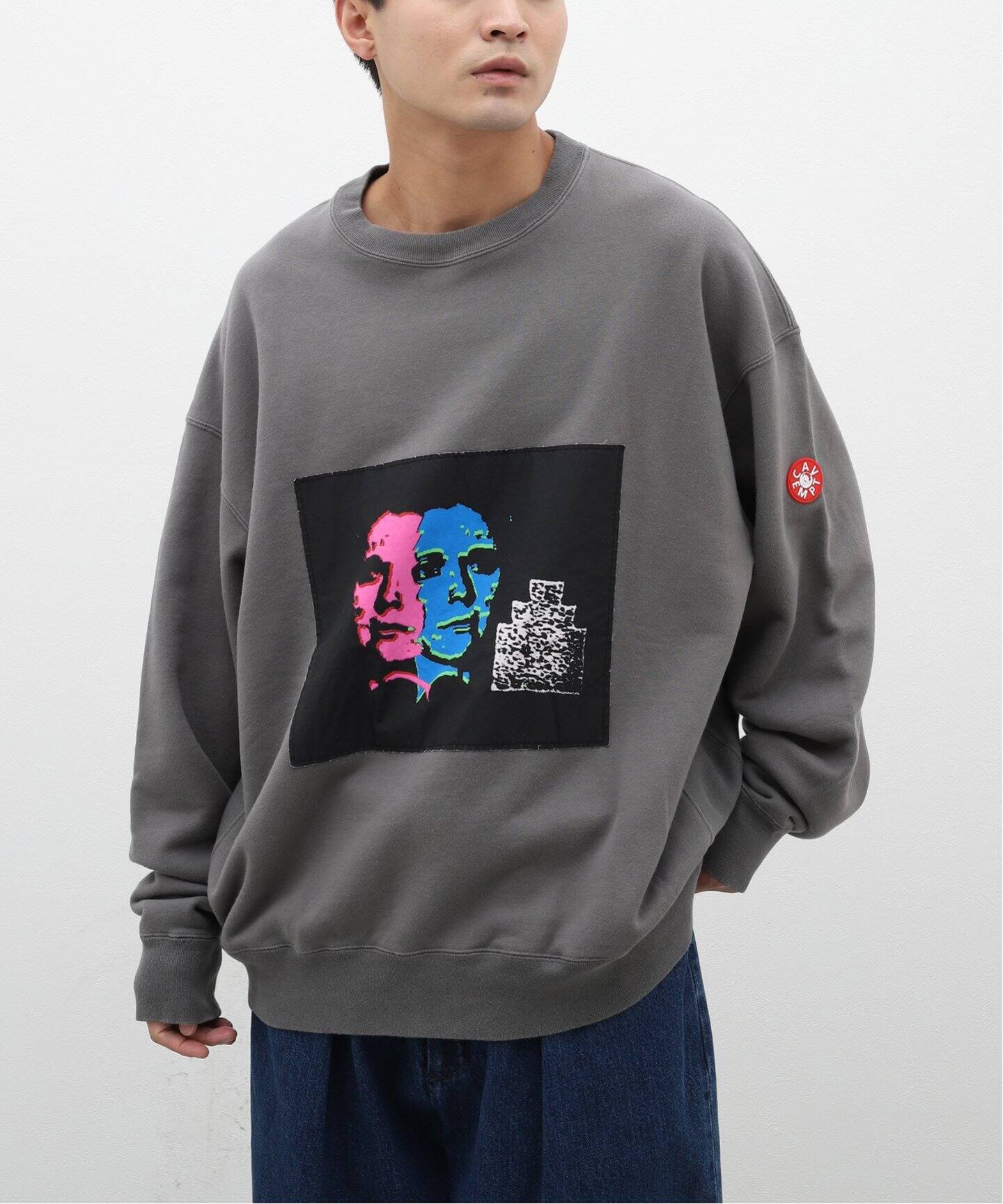 C.E / シーイー】WASHED AFTER EFFECT CREW NECK（スウェット）｜WISM 