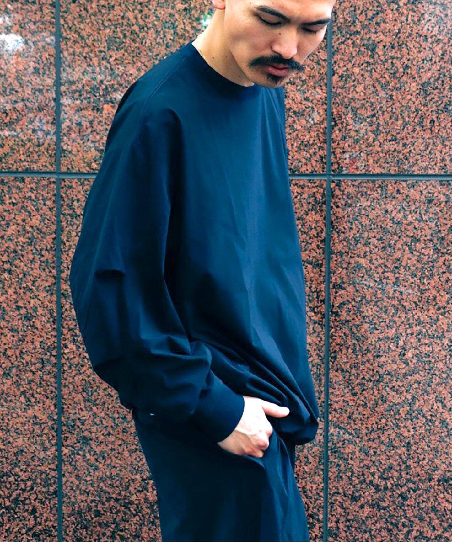 UNTRACE / アントレース】BOX STRETCH SMOCK 2 L/S（Tシャツ 