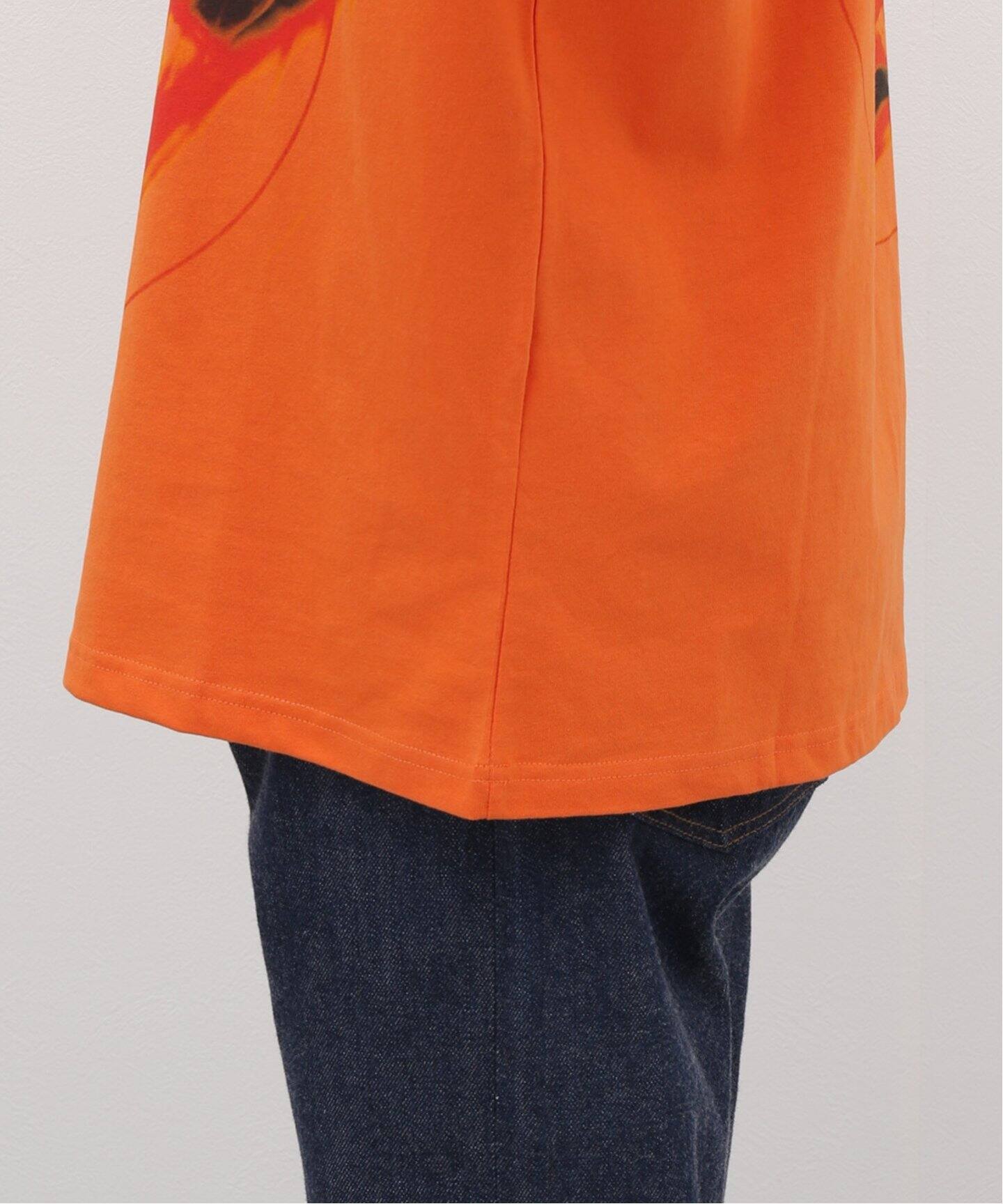 GENTLE FULLNESS / ジェントルフルネス】LS TEE ORANGE HAND（T