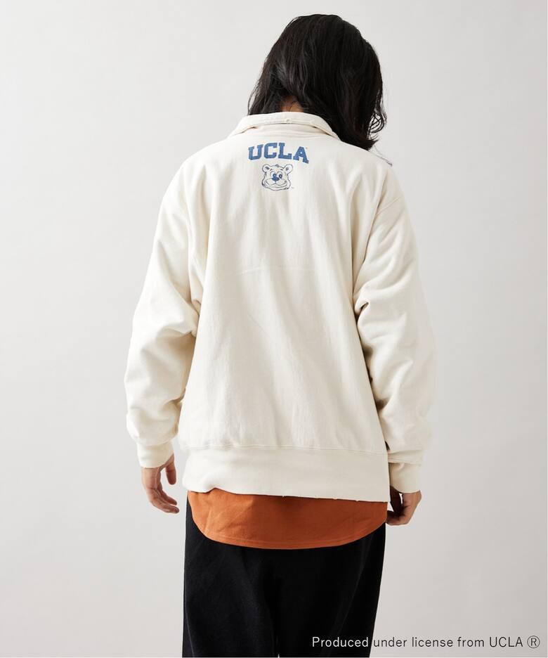 UCLA for JOURNAL STANDARD】別注 ハーフジップスウェット（スウェット 