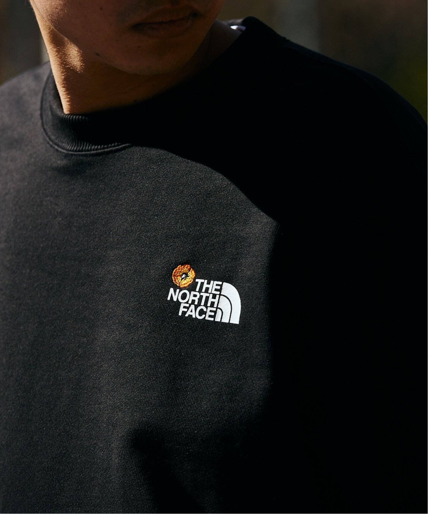 WEB限定【THE NORTH FACE / ノースフェイス】フラワーロゴクルー 