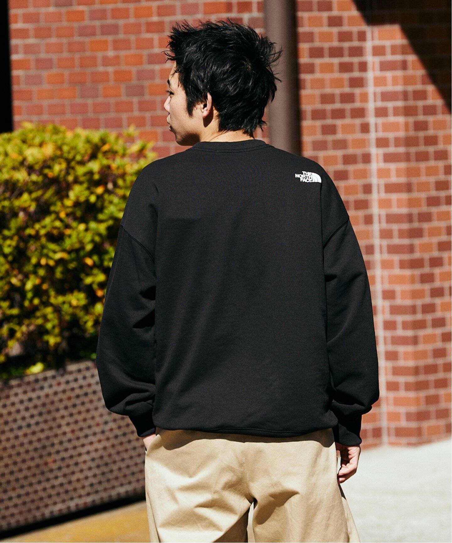 WEB限定【THE NORTH FACE / ノースフェイス】フラワーロゴクルー  