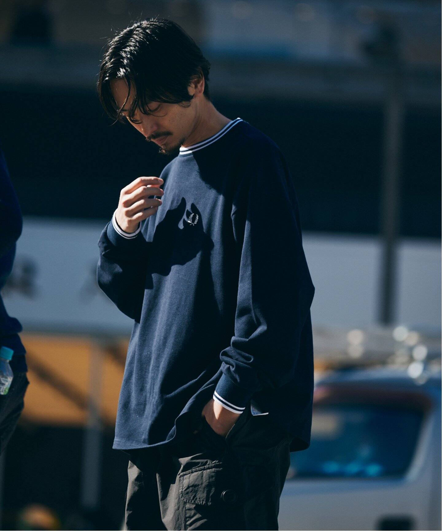FRED PERRY for JOURNAL STANDARD】別注 L/S ピケ Tシャツ（Tシャツ 