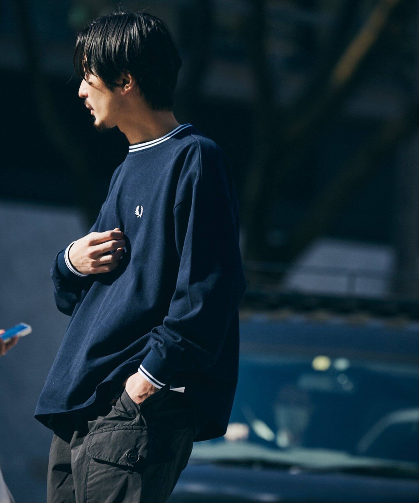 FRED PERRY for JOURNAL STANDARD】別注 L/S ピケ Tシャツ（Tシャツ 