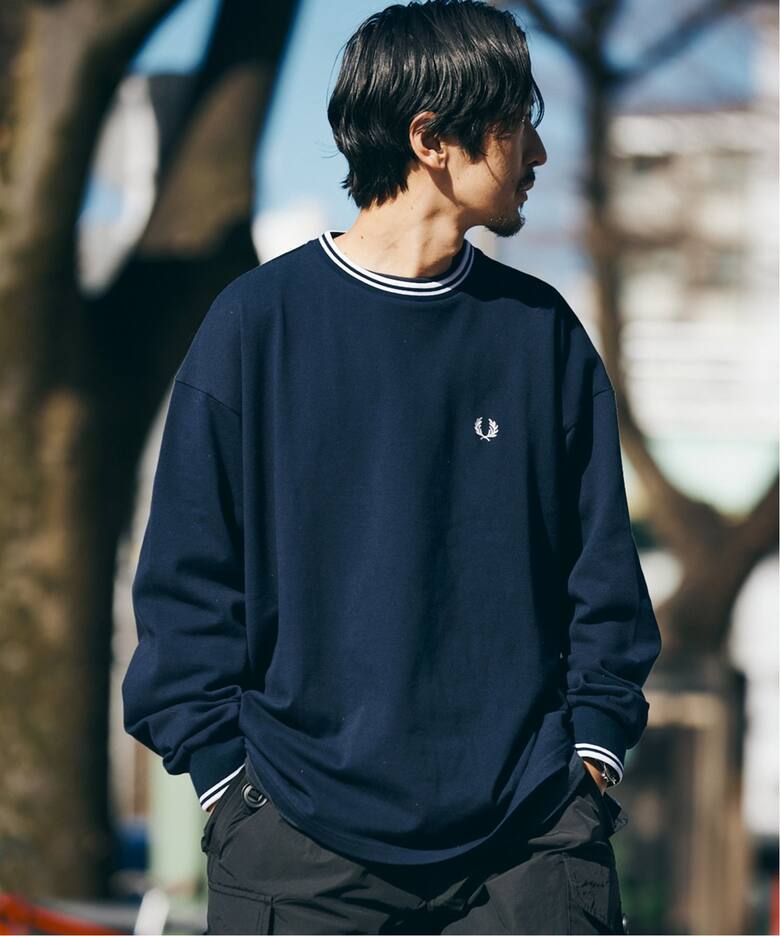 FRED PERRY for JOURNAL STANDARD】別注 L/S ピケ Tシャツ（T 