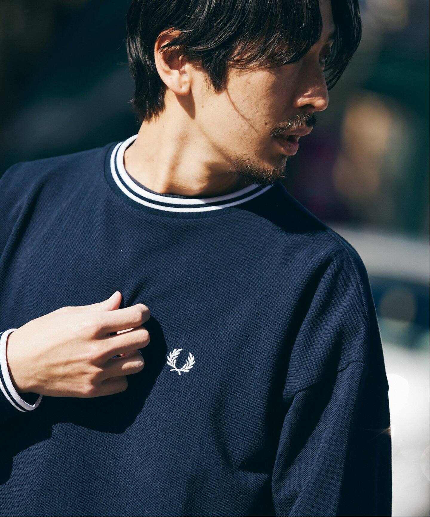 FRED PERRY for JOURNAL STANDARD】別注 L/S ピケ Tシャツ（T 
