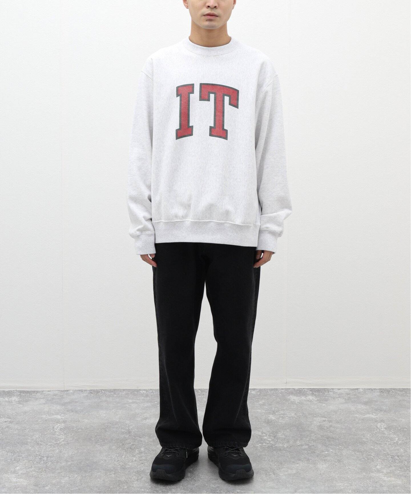 blurhms ROOTSTOCK/ブラームス ルーツストック】PRINT Sweat Crew-neck 