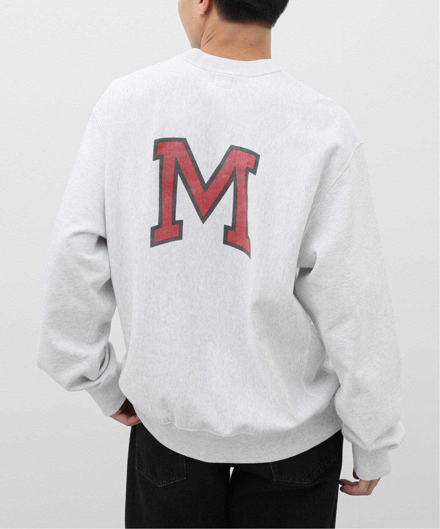 blurhms ROOTSTOCK/ブラームス ルーツストック】PRINT Sweat Crew-neck 