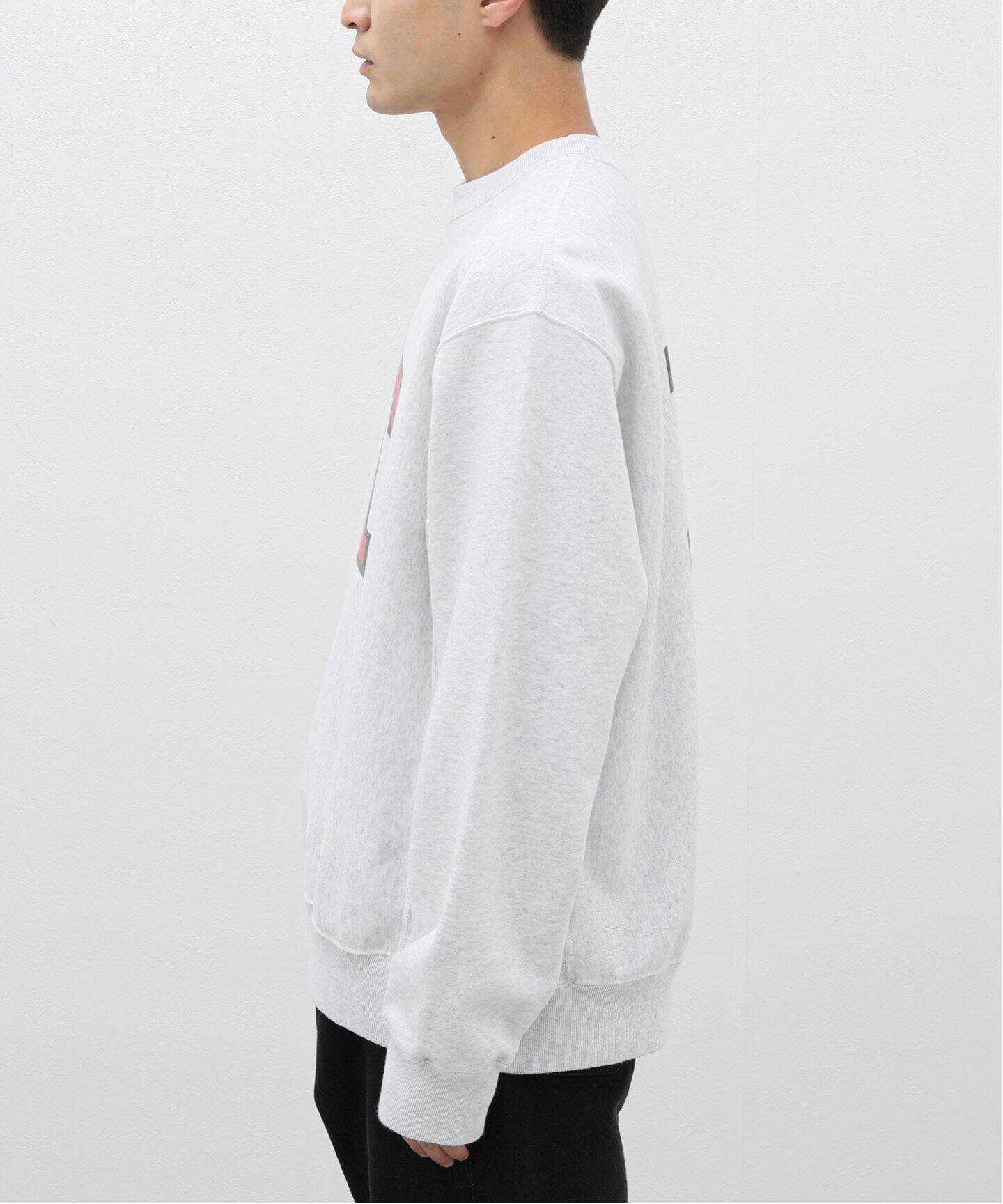 blurhms ROOTSTOCK/ブラームス ルーツストック】PRINT Sweat Crew-neck 