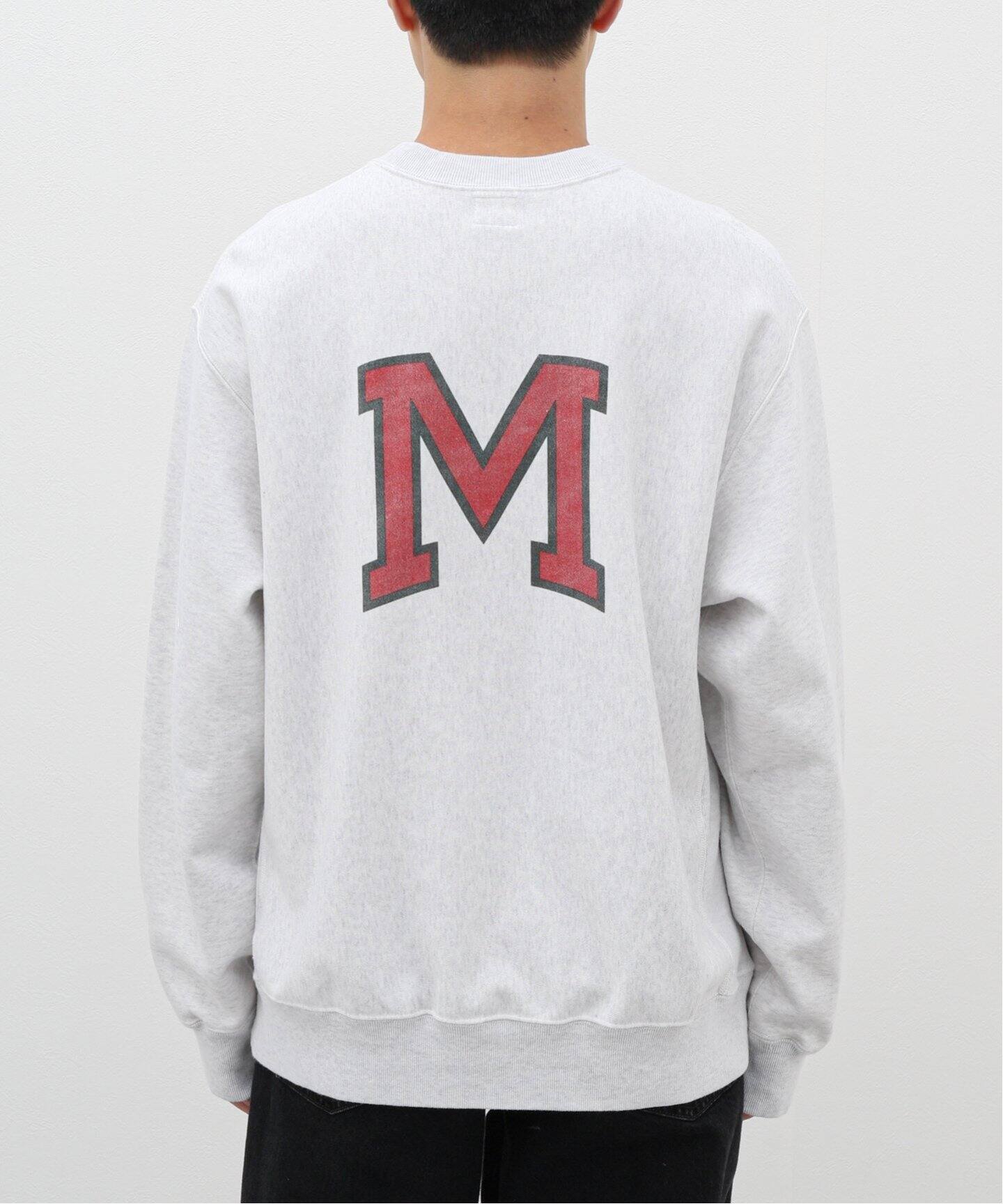 blurhms ROOTSTOCK/ブラームス ルーツストック】PRINT Sweat Crew-neck 