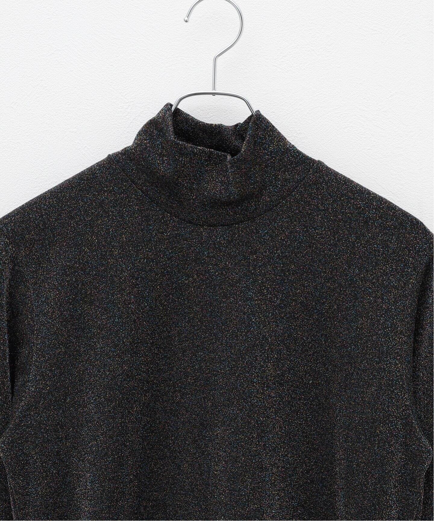BED J.W. FORD / ベッドフォード】 glitter flea turtleneck（Tシャツ 