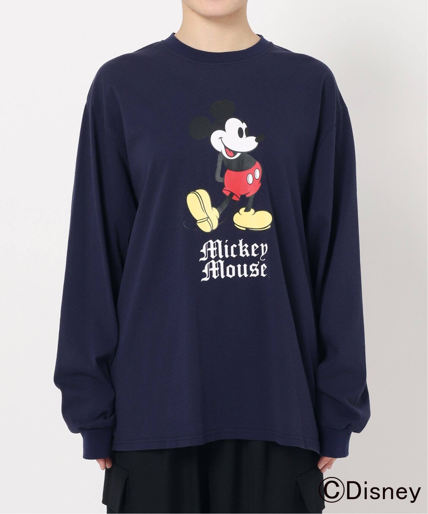 DISNEY/ディズニー】ミッキーマウスデザインロンT（Tシャツ  