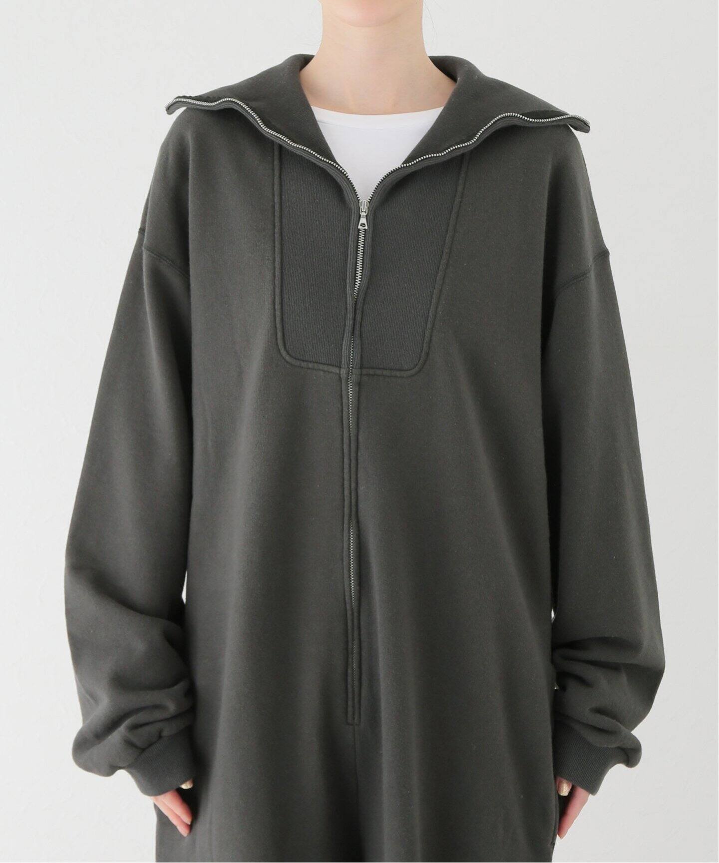 TODAYFUL / トゥデイフル】Sweat Zip Combinaison（つなぎ 