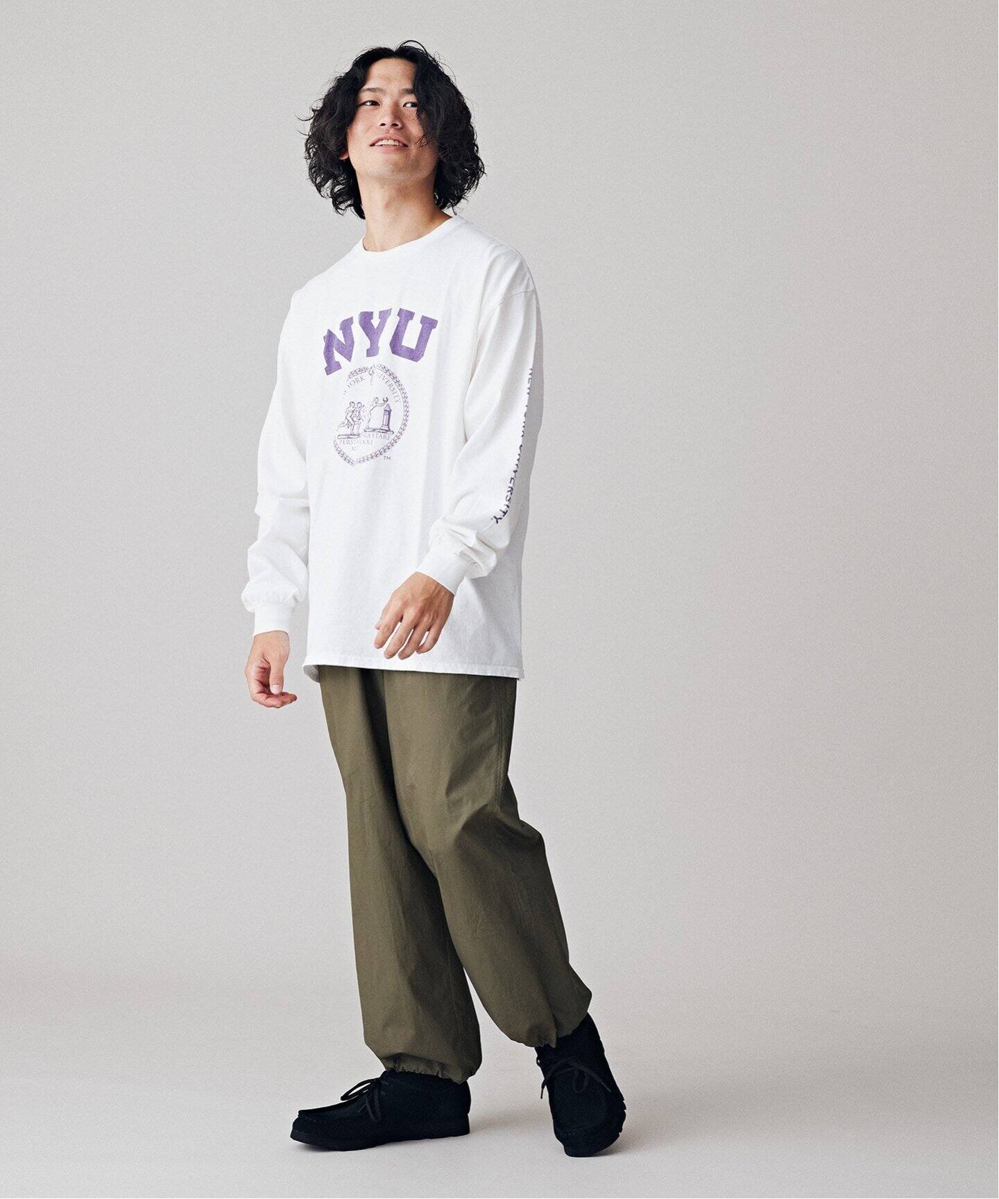 NYU ロングスリーブT（Tシャツ／カットソー）｜B.C STOCK（ベー