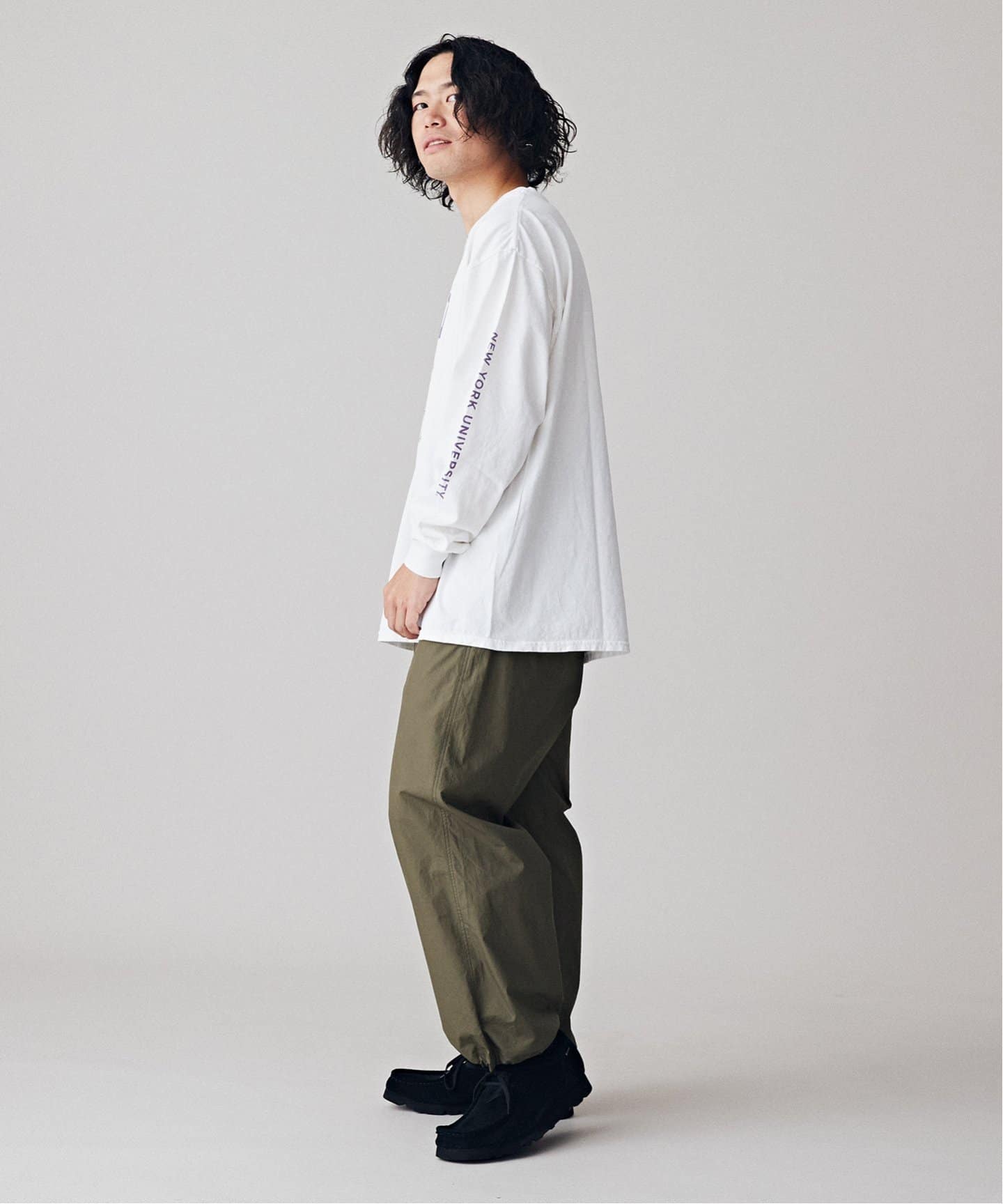 NYU ロングスリーブT（Tシャツ／カットソー）｜B.C STOCK（ベー