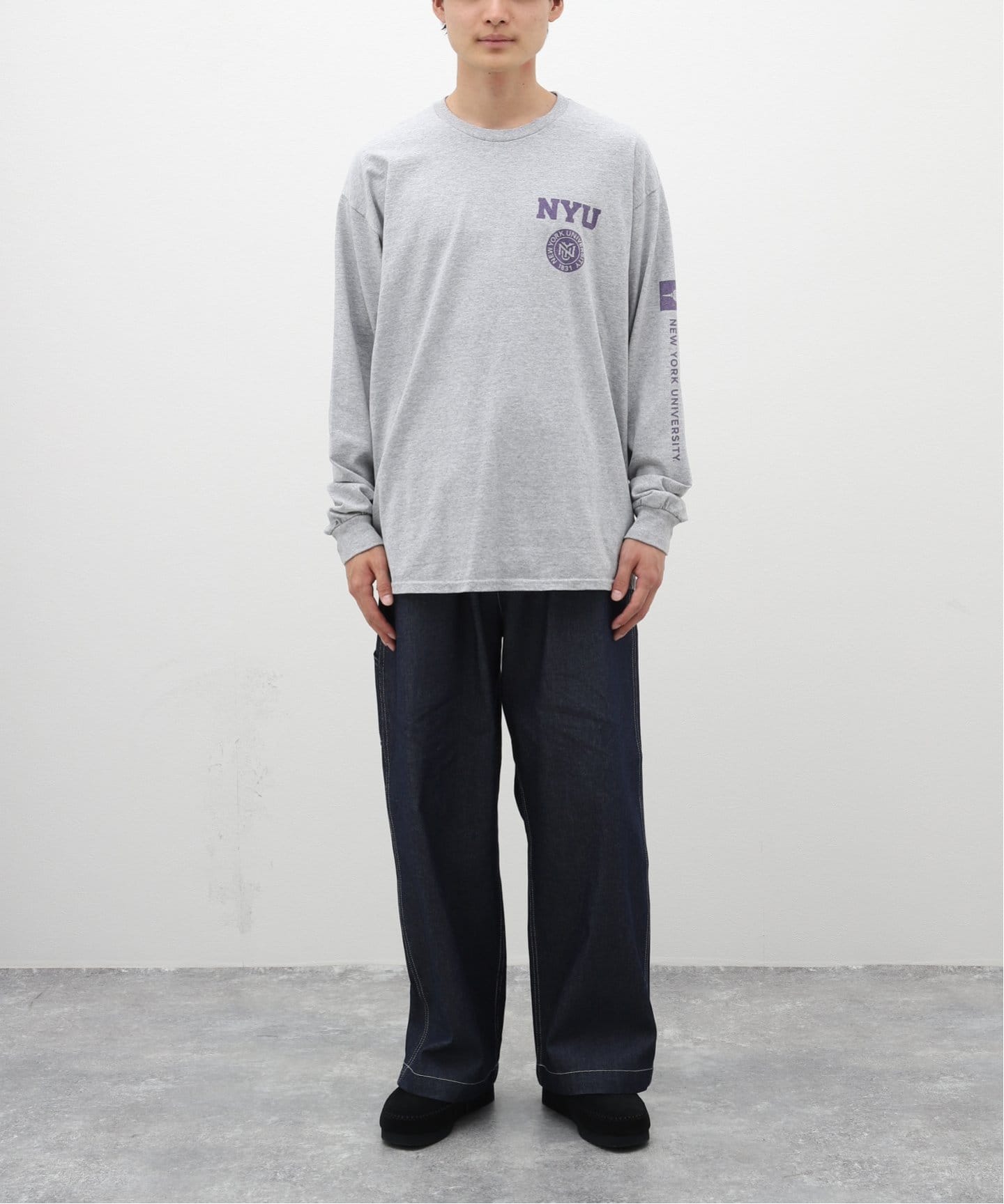NYU ロングスリーブT（Tシャツ／カットソー）｜B.C STOCK（ベー