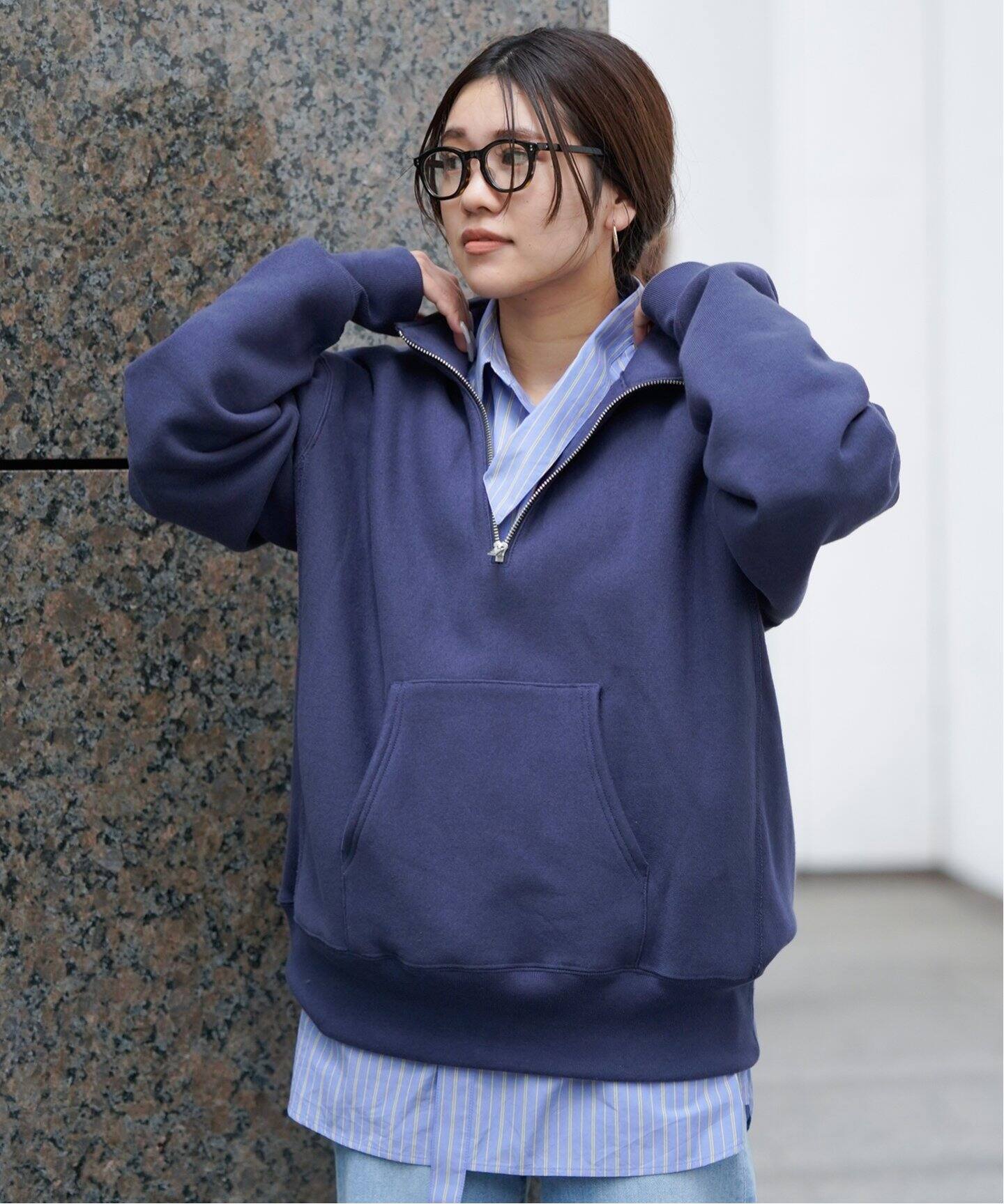 Champion / チャンピオン】 REVERSE WEAVE HALF ZIP SWEAT（スウェット 