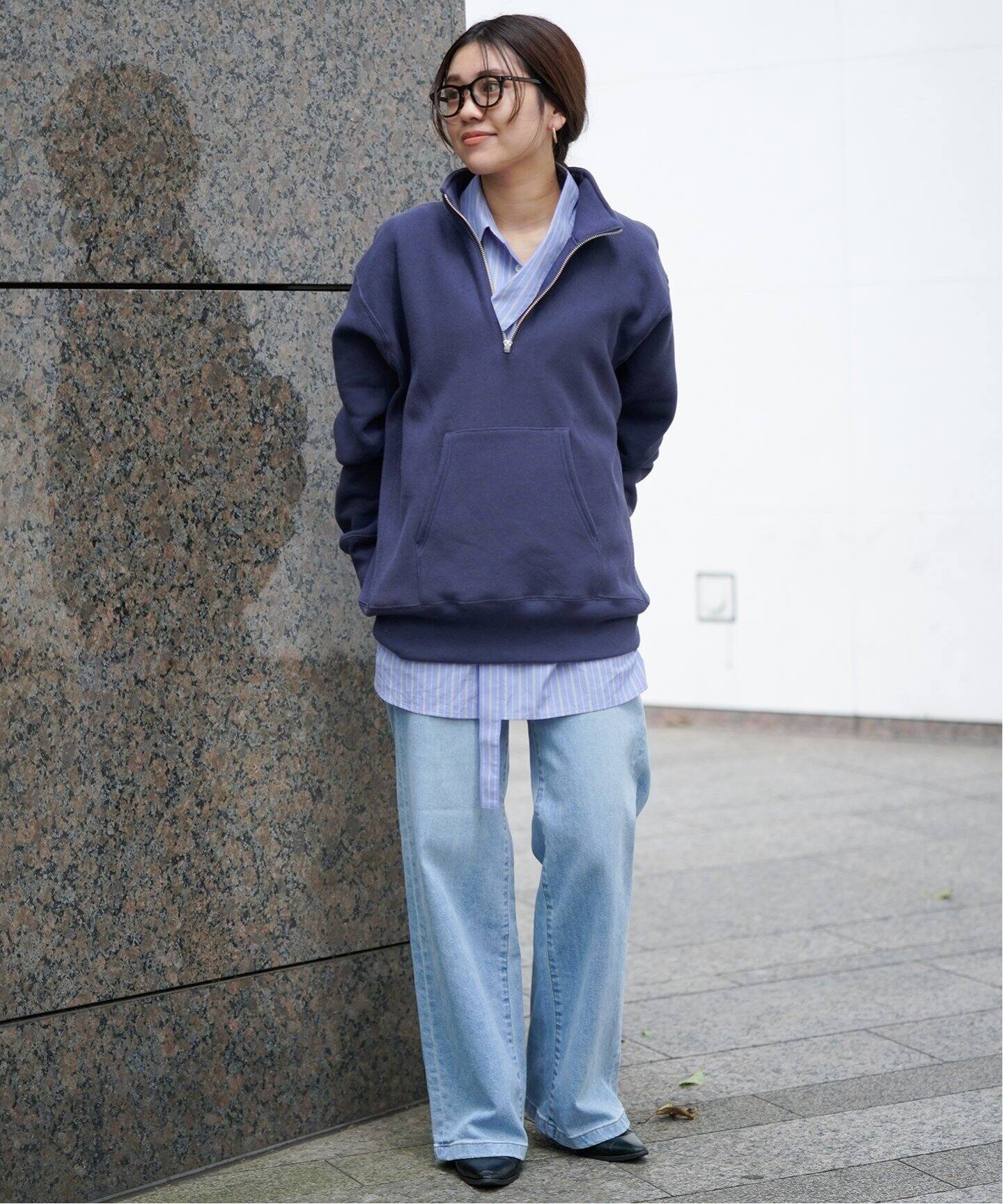 Champion / チャンピオン】 REVERSE WEAVE HALF ZIP SWEAT（スウェット 