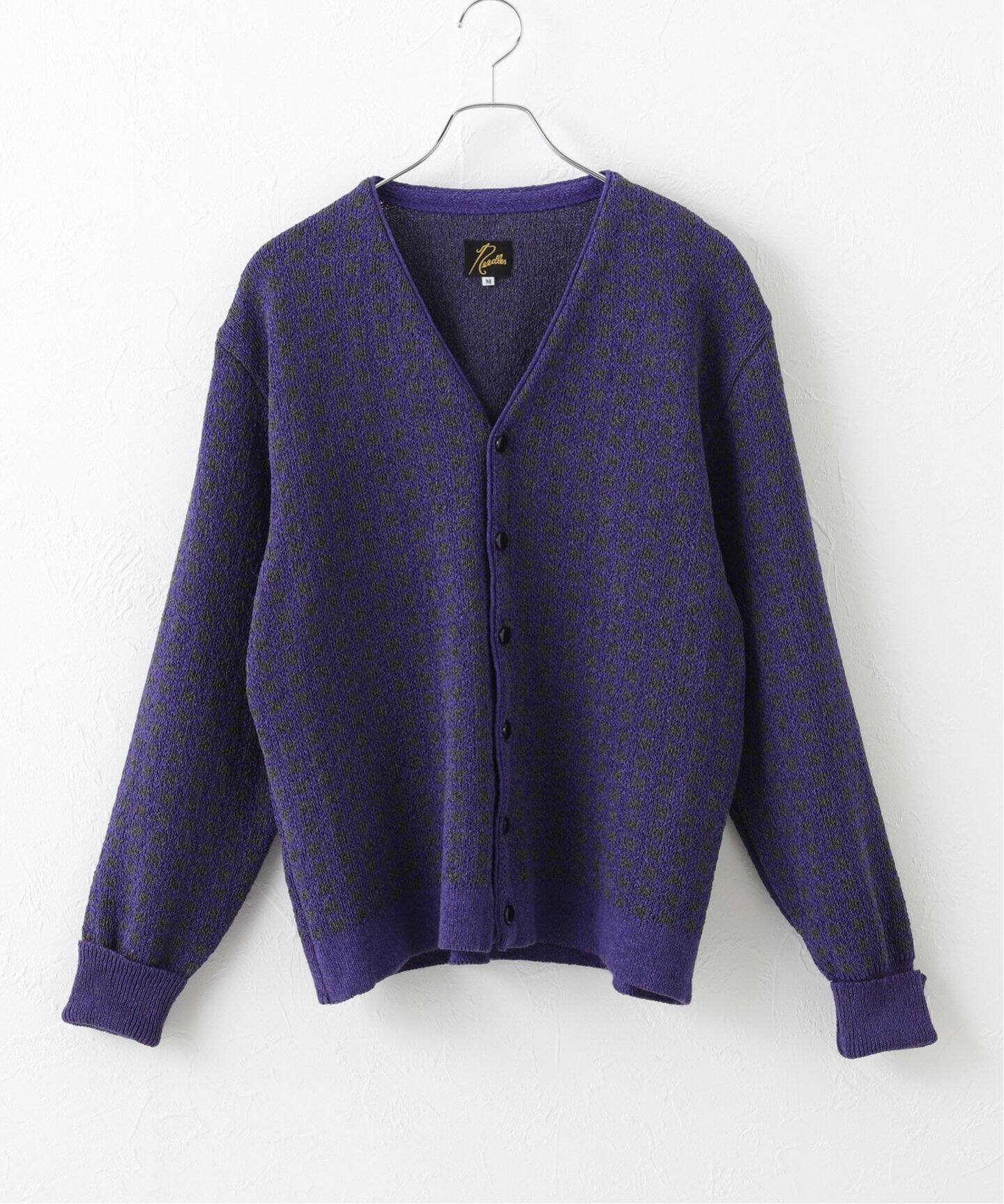 NEEDLES / ニードルズ】Vneck Cardigan-Houndstooth（カーディガン 
