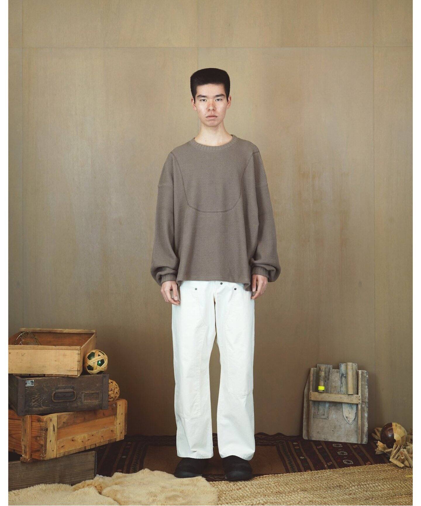 refomed / リフォメッド】 AZEAMI THERMAL TEE（Tシャツ／カットソー 