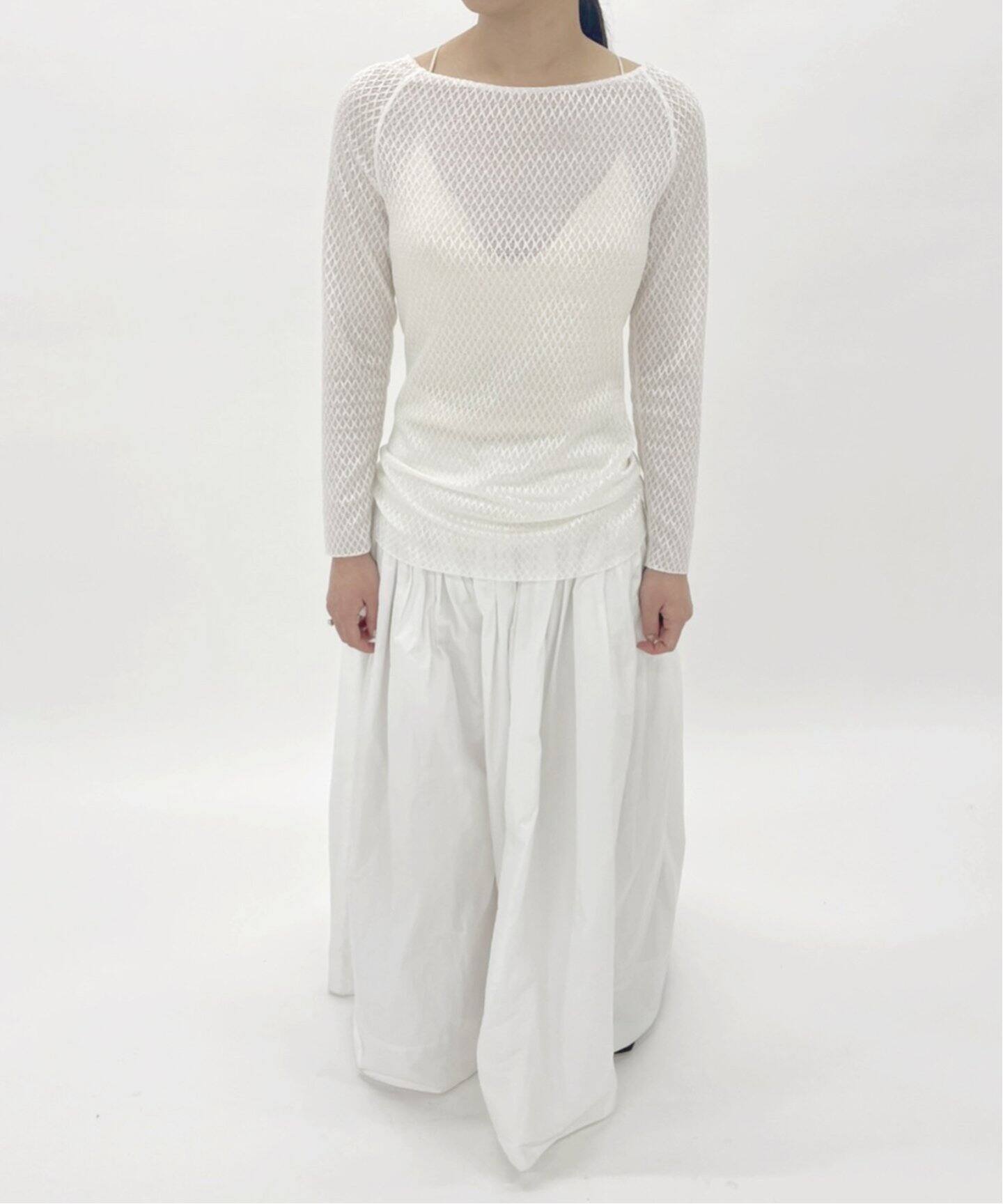 ストレッチレーストップス（Tシャツ／カットソー）｜EDIT.FOR LULU 