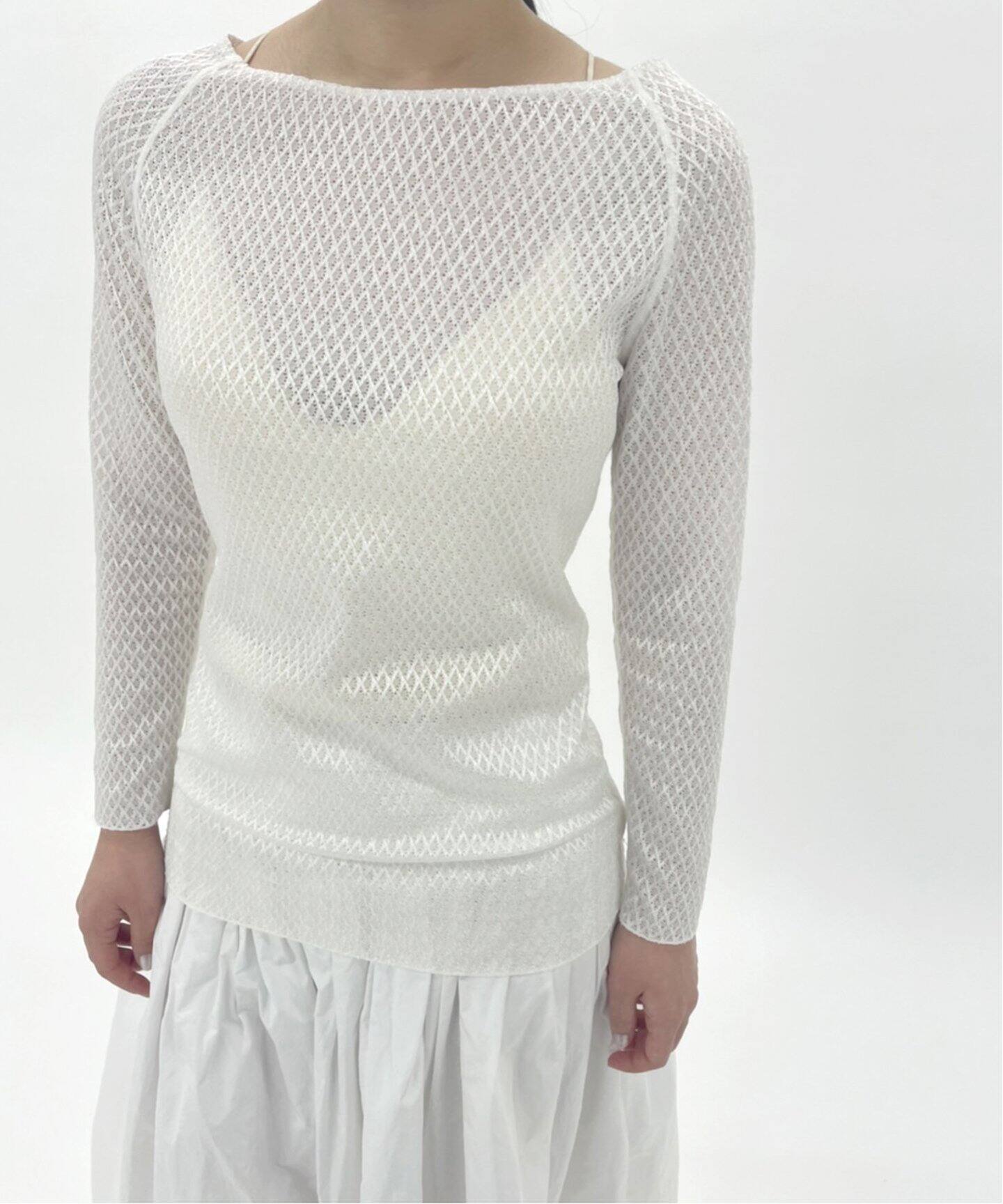 ストレッチレーストップス（Tシャツ／カットソー）｜EDIT.FOR LULU 
